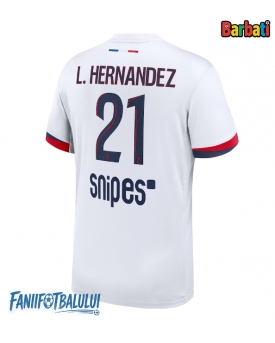 Paris Saint-Germain Lucas Hernandez #21 Tricou Fotbal Replică 2025-26 Barbati Deplasare